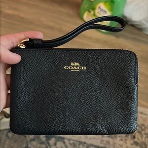 Coach Black Wristlet